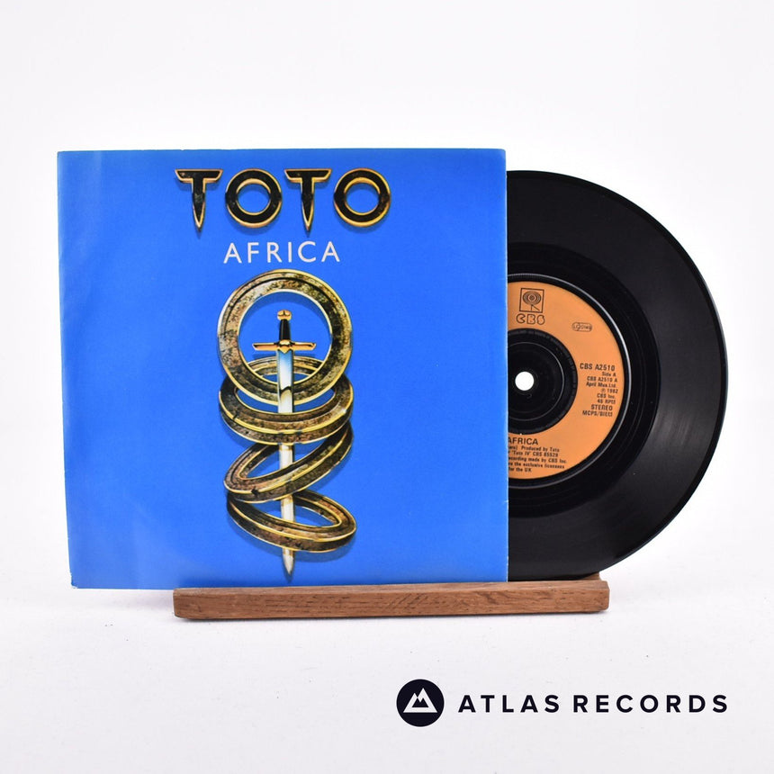 Toto Africa 7" Vinyl Record - Front Cover & Record