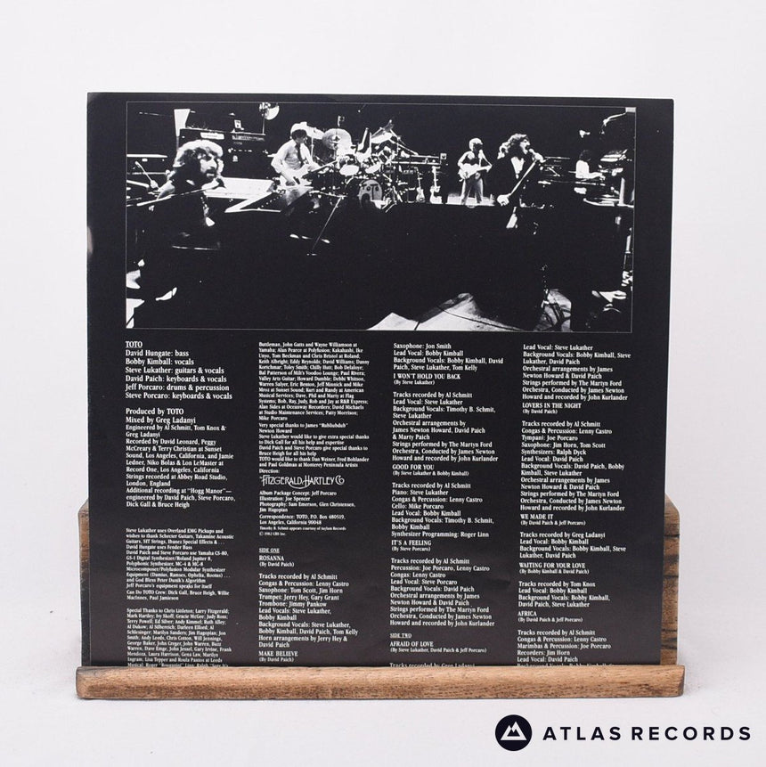 Toto - Toto IV - Insert LP Vinyl Record - EX/EX