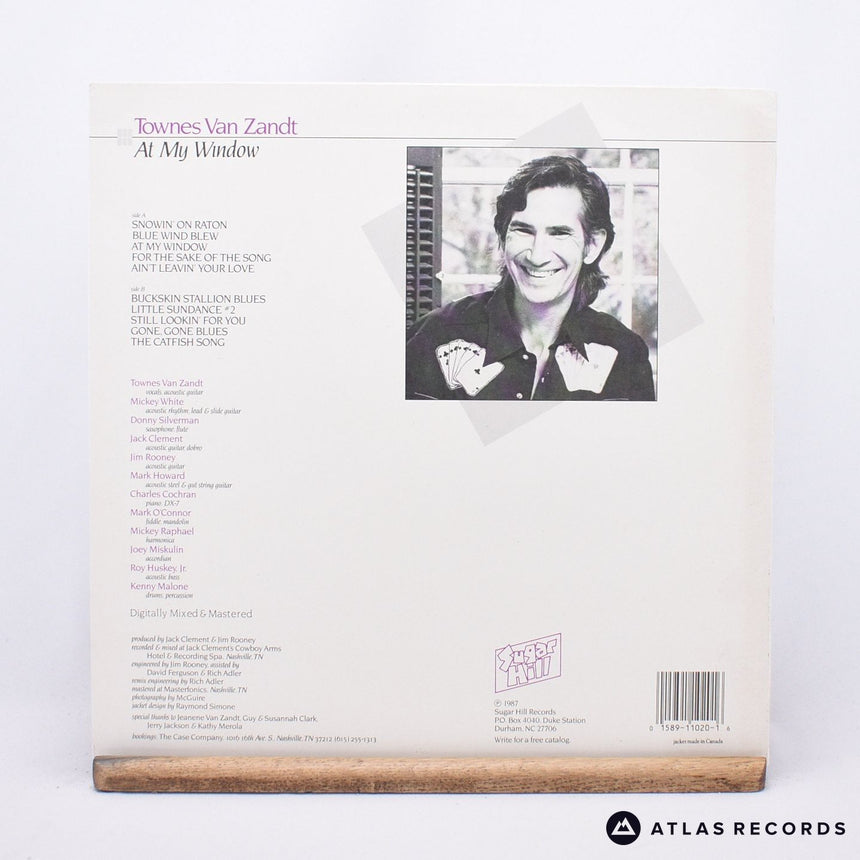 Townes Van Zandt - At My Window - Us -A -B LP Vinyl Record - EX/NM