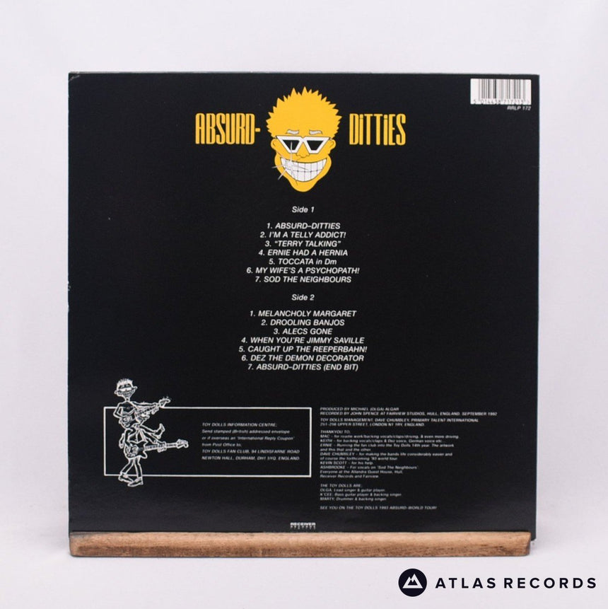 Toy Dolls - Absurd-Ditties - Porky A1 B1 LP Vinyl Record - EX/EX