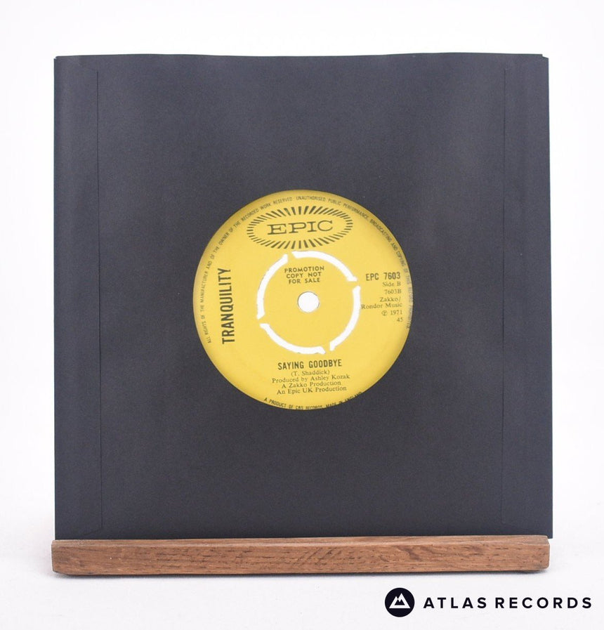 Tranquility - Thank You - Promo 7" Vinyl Record - EX