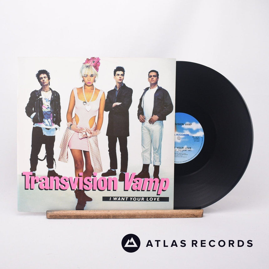 Transvision Vamp I Want Your Love 12" Vinyl Record - Front Cover & Record