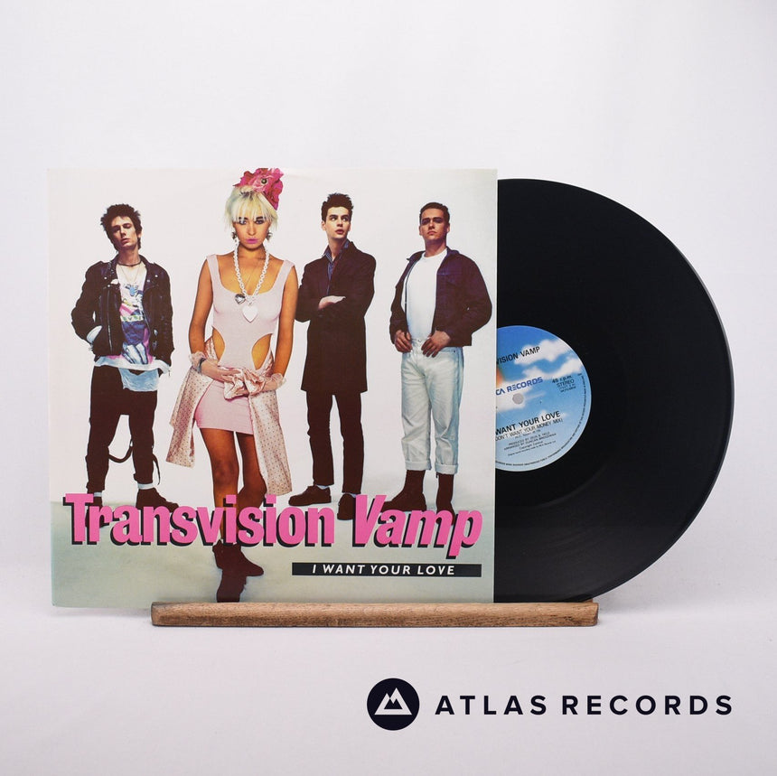 Transvision Vamp I Want Your Love 12" Vinyl Record - Front Cover & Record
