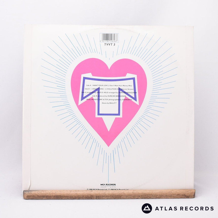 Transvision Vamp - I Want Your Love - 12" Vinyl Record - EX/EX