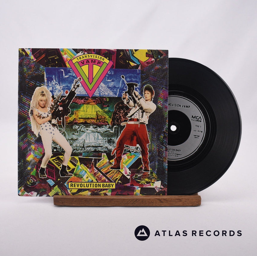 Transvision Vamp Revolution Baby 7" Vinyl Record - Front Cover & Record
