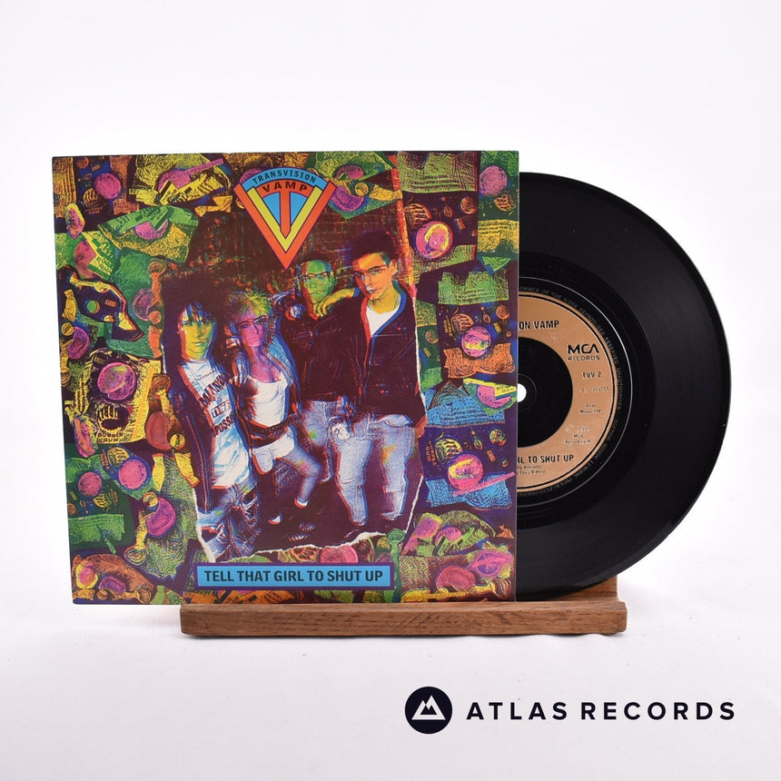 Transvision Vamp Tell That Girl To Shut Up 7" Vinyl Record - Front Cover & Record