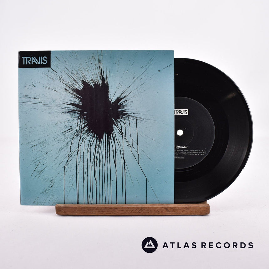 Travis Re-offender 7" Vinyl Record - Front Cover & Record