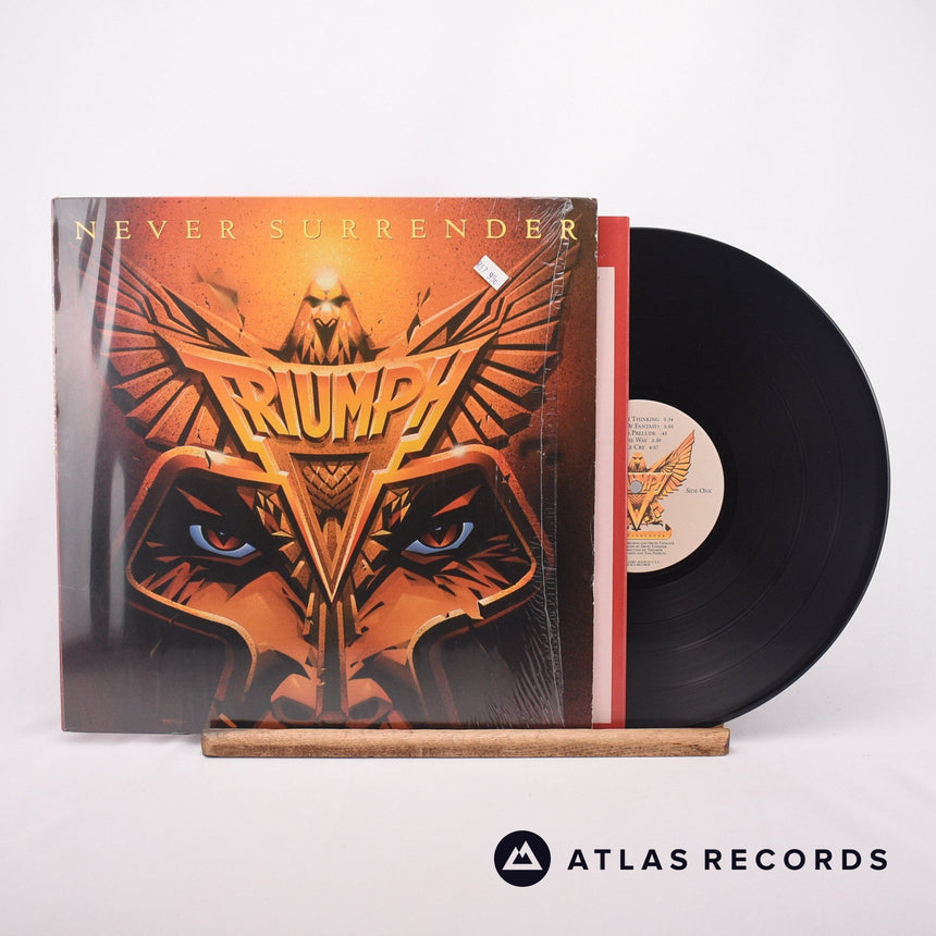 Triumph Never Surrender LP Vinyl Record - Front Cover & Record