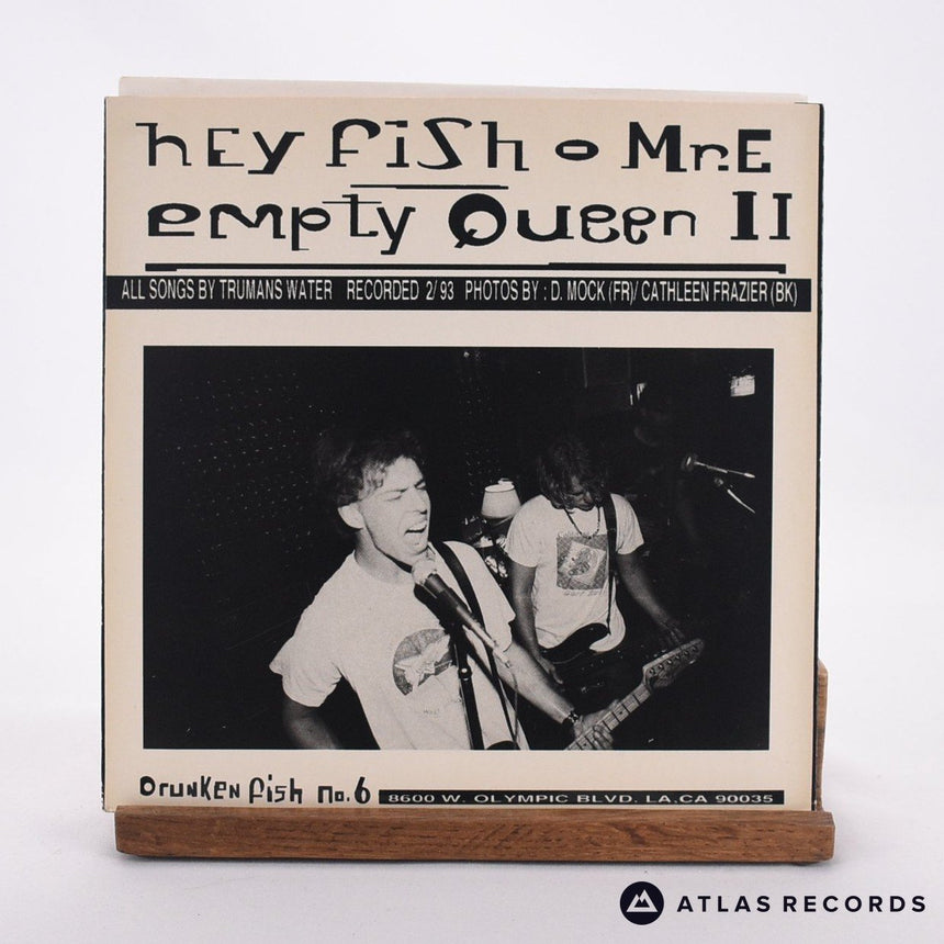 Trumans Water - Hey Fish - Insert 7" Vinyl Record - EX/EX