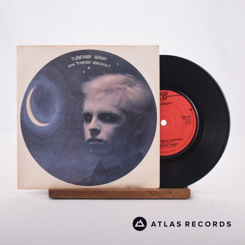 Tubeway Army Are 'Friends' Electric 7" Vinyl Record - Front Cover & Record