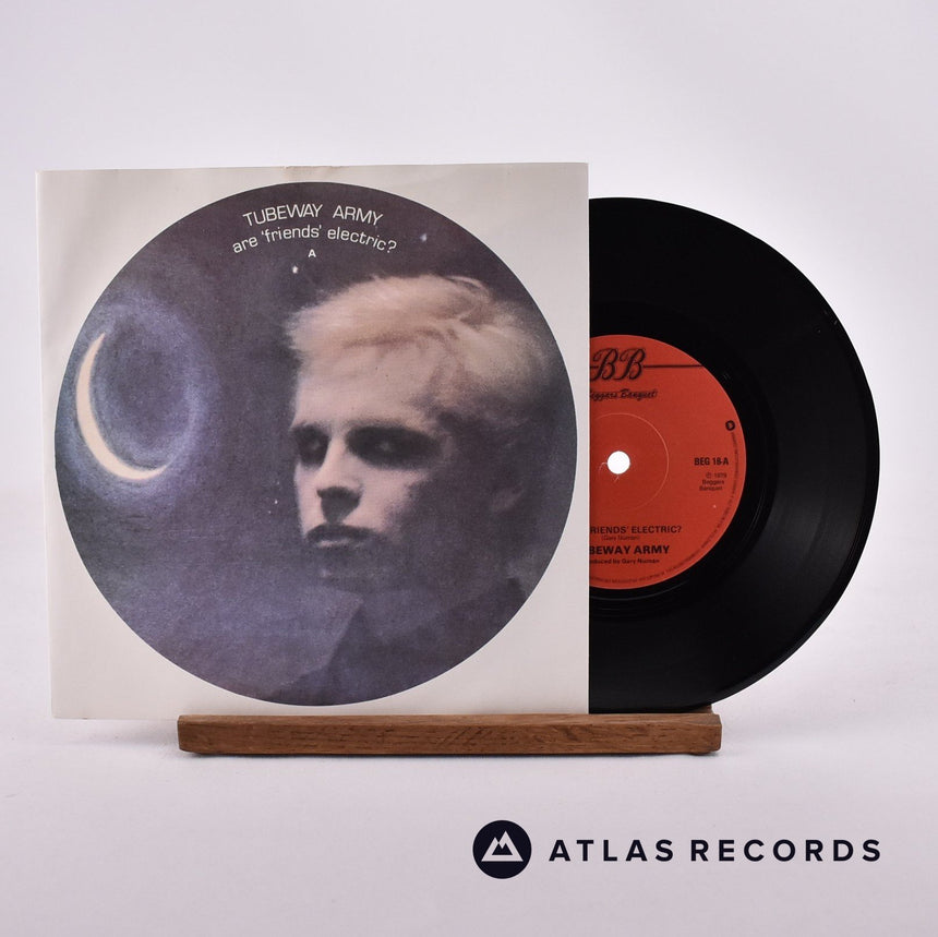 Tubeway Army Are 'Friends' Electric? 7" Vinyl Record - Front Cover & Record