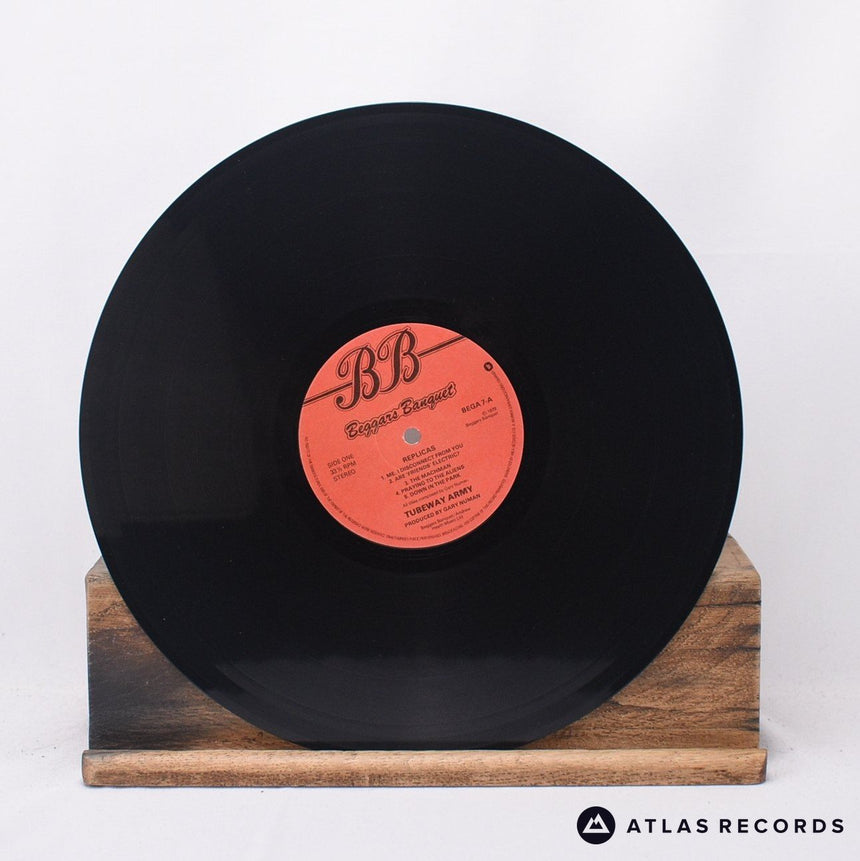 Tubeway Army - Replicas - Reissue Strawberry LP Vinyl Record - EX/VG+