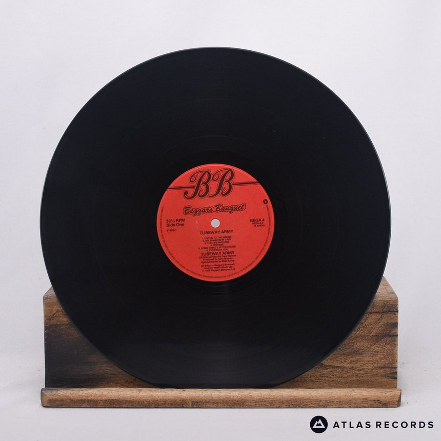 Tubeway Army - Tubeway Army - Reissue Strawberry A3 B2 LP Vinyl Record - EX/VG+