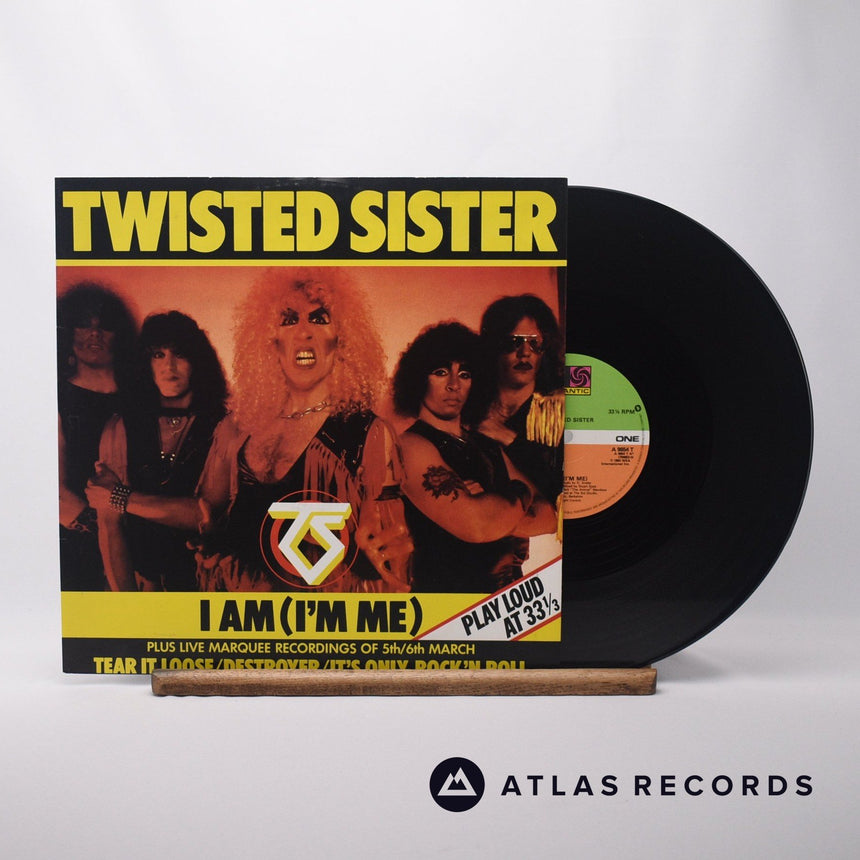 Twisted Sister I Am (I'm Me) 12" Vinyl Record - Front Cover & Record