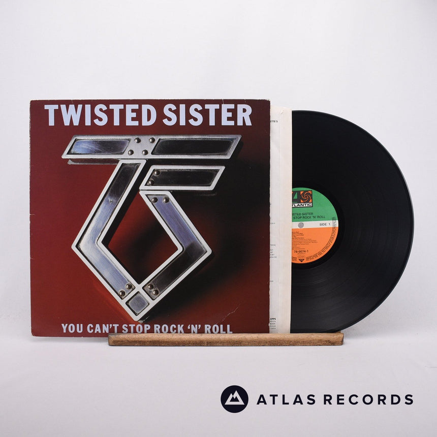 Twisted Sister You Can't Stop Rock 'N' Roll LP Vinyl Record - Front Cover & Record