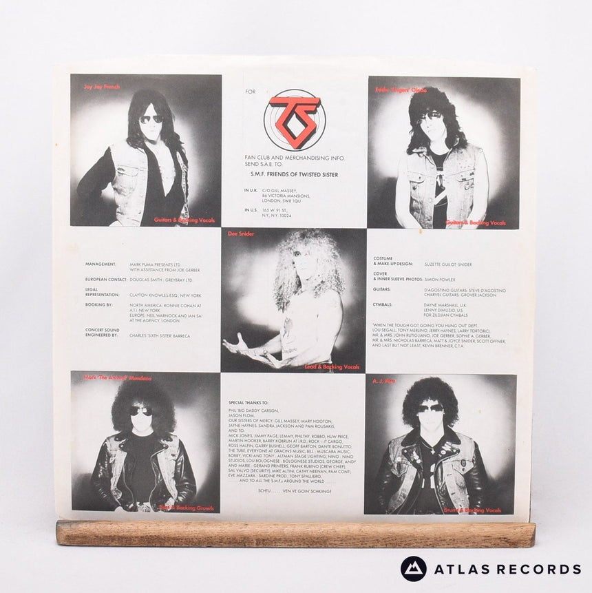 Twisted Sister - You Can't Stop Rock 'N' Roll - LP Vinyl Record - EX/EX