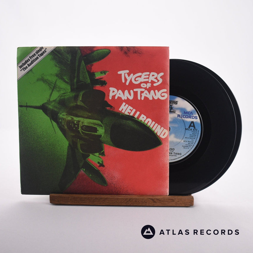 Tygers Of Pan Tang Hellbound 2 x 7" Vinyl Record - Front Cover & Record