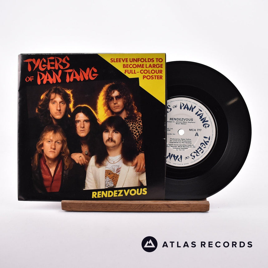 Tygers Of Pan Tang Rendezvous 7" Vinyl Record - Front Cover & Record