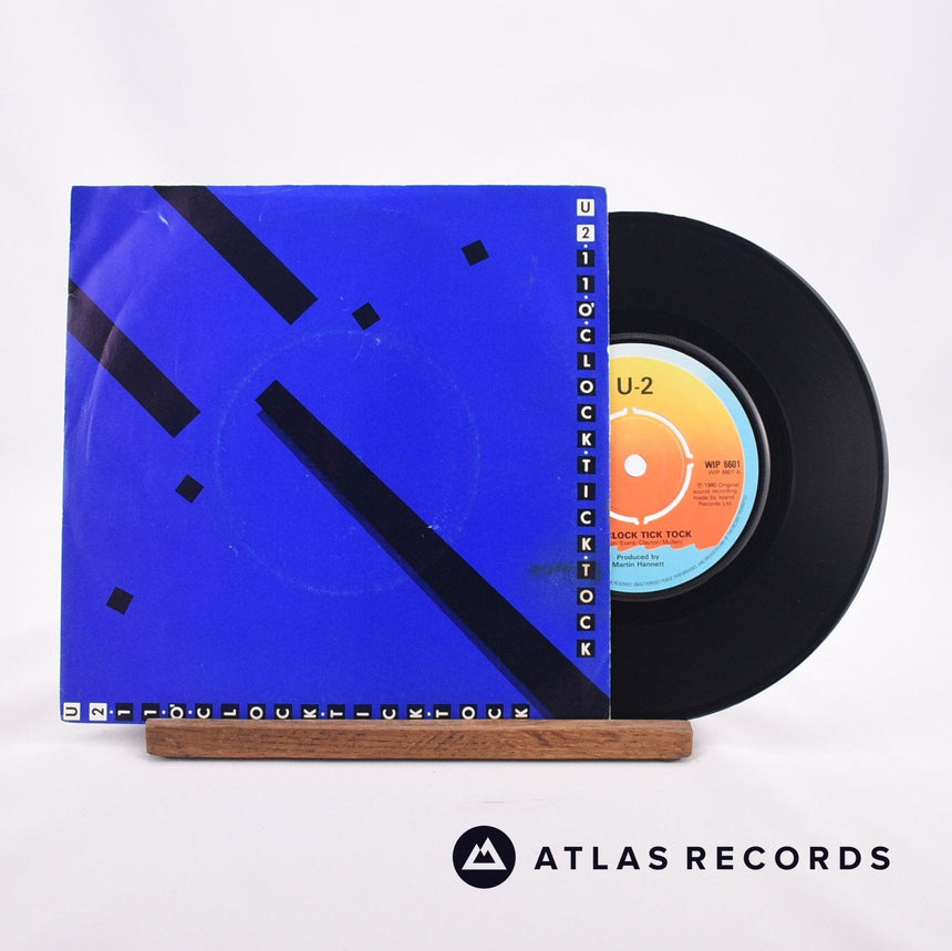 U2 11 O'Clock Tick Tock 7" Vinyl Record - Front Cover & Record