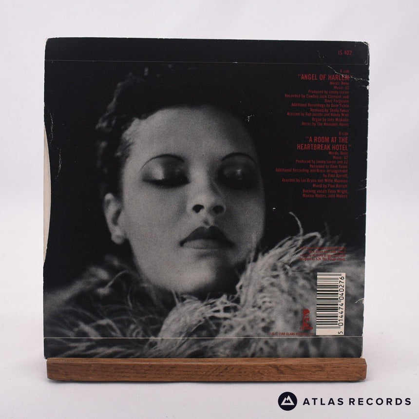 U2 - Angel Of Harlem - 7" Vinyl Record - VG+/VG+