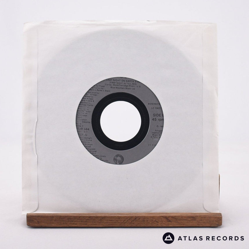 U2 - Last Night On Earth - 7" Vinyl Record - EX/VG+