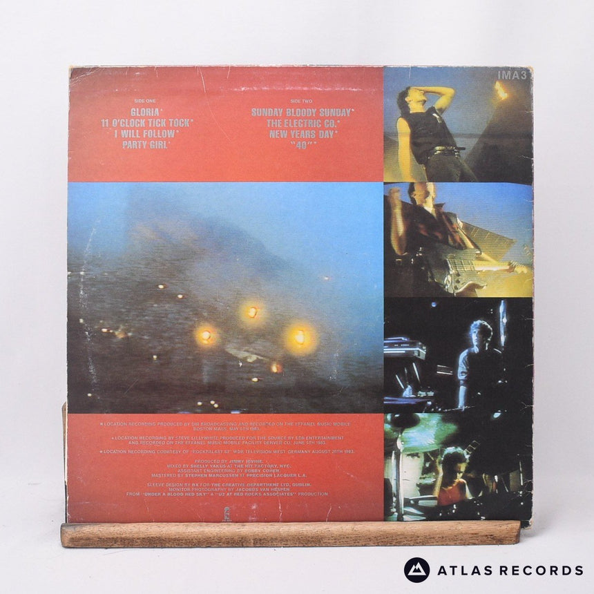 U2 - Live "Under A Blood Red Sky" - LP Vinyl Record - VG+/VG+