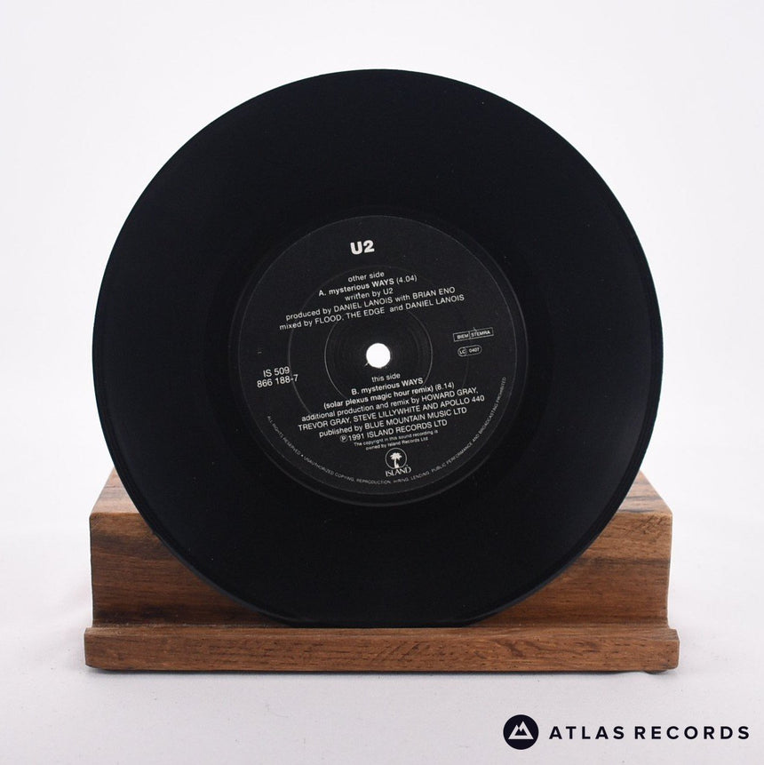 U2 - Mysterious Ways - 7" Vinyl Record - EX/VG+