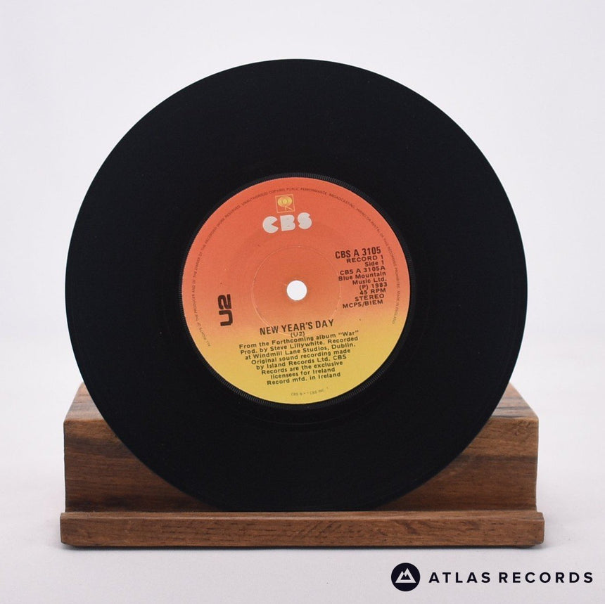 U2 - New Year's Day - Irish Reissue 7" Vinyl Record - EX/VG+