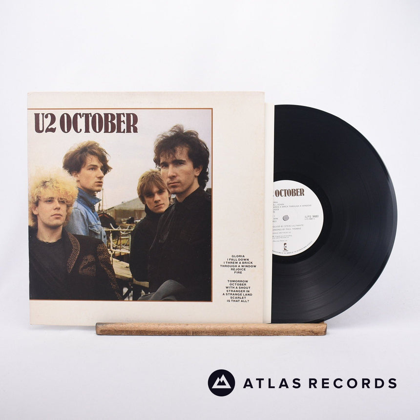 U2 October LP Vinyl Record - Front Cover & Record