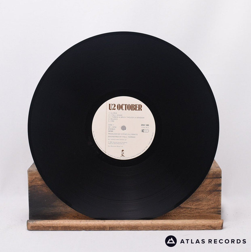 U2 - October - Misprint LP Vinyl Record - VG+/EX