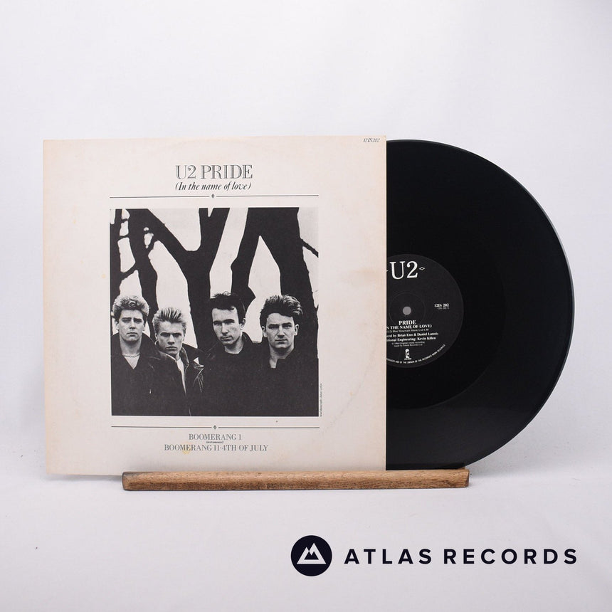U2 Pride 12" Vinyl Record - Front Cover & Record