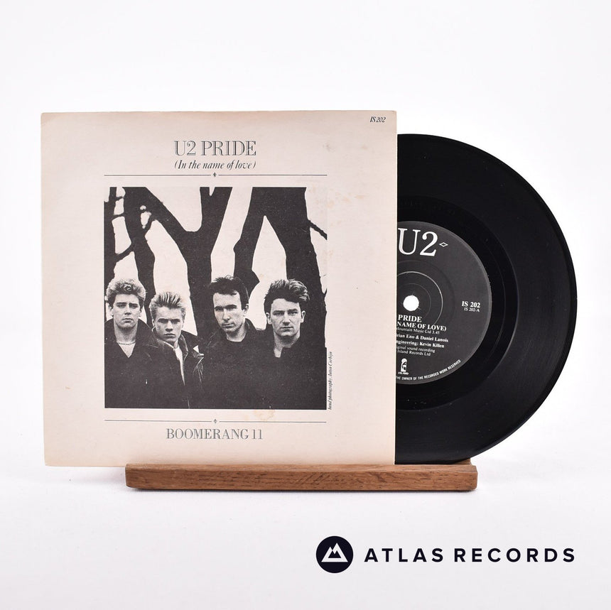 U2 Pride 7" Vinyl Record - Front Cover & Record