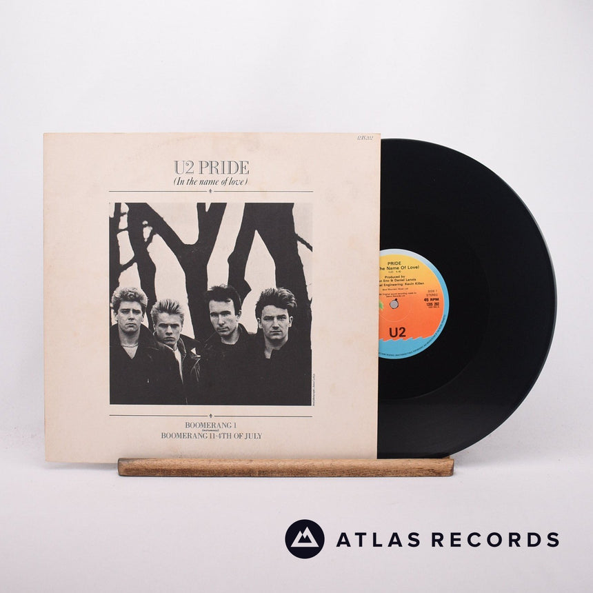 U2 Pride 12" Vinyl Record - Front Cover & Record