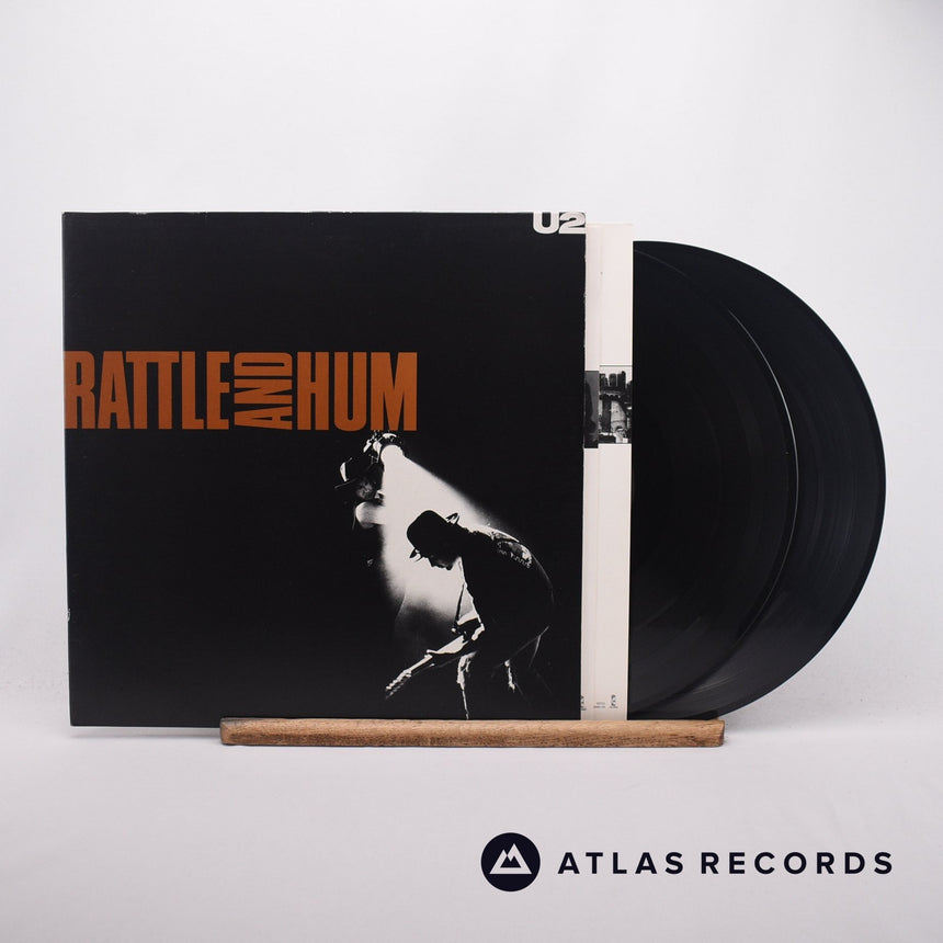 U2 Rattle And Hum 2 x LP Vinyl Record - Front Cover & Record