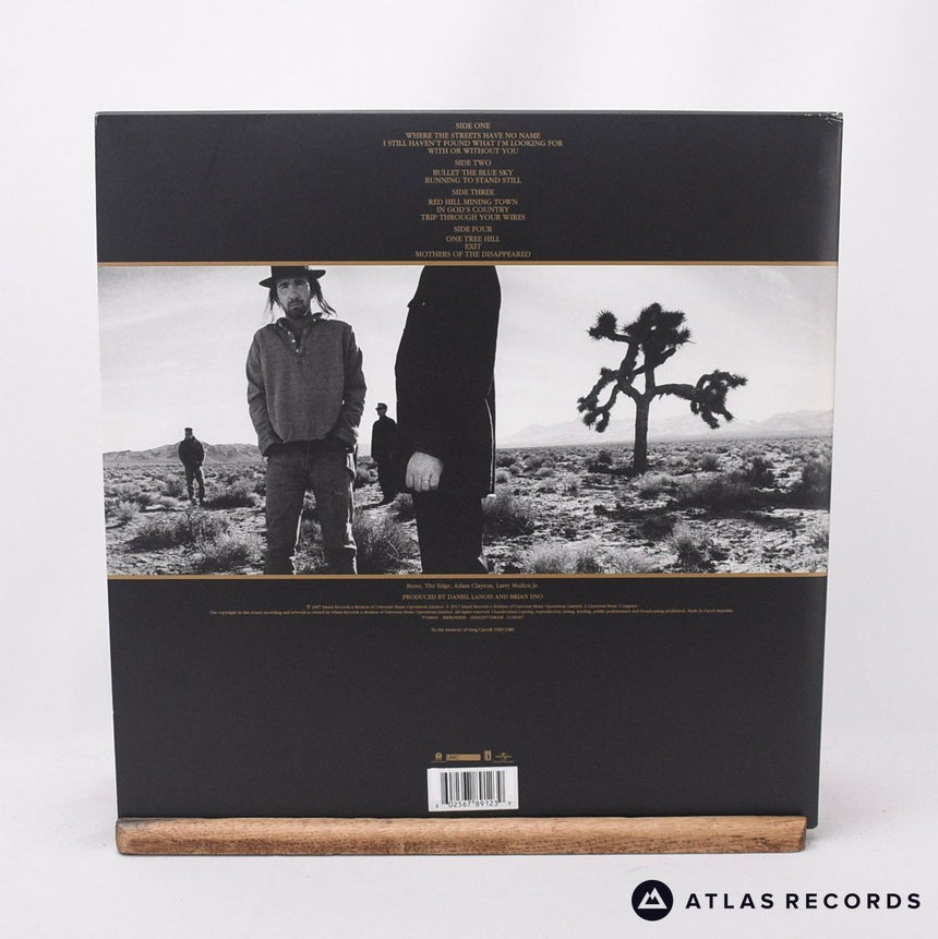 U2 - The Joshua Tree - 180G Booklet Gold Lyric Sheet Reissue 2 x LP Vinyl Record