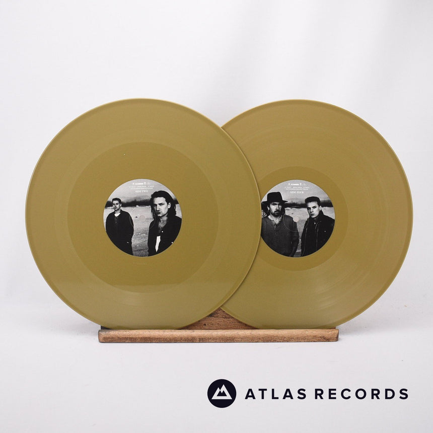 U2 - The Joshua Tree - 180G Booklet Gold Lyric Sheet Reissue 2 x LP Vinyl Record