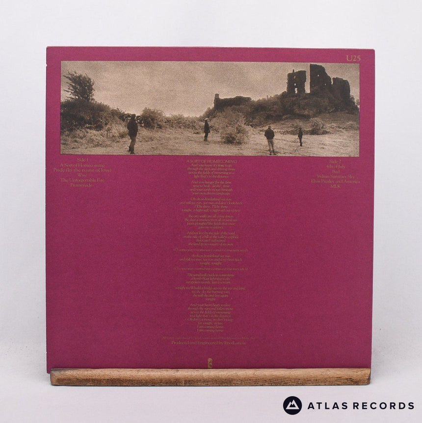 U2 - The Unforgettable Fire - Textured Sleeve LP Vinyl Record - EX/VG+