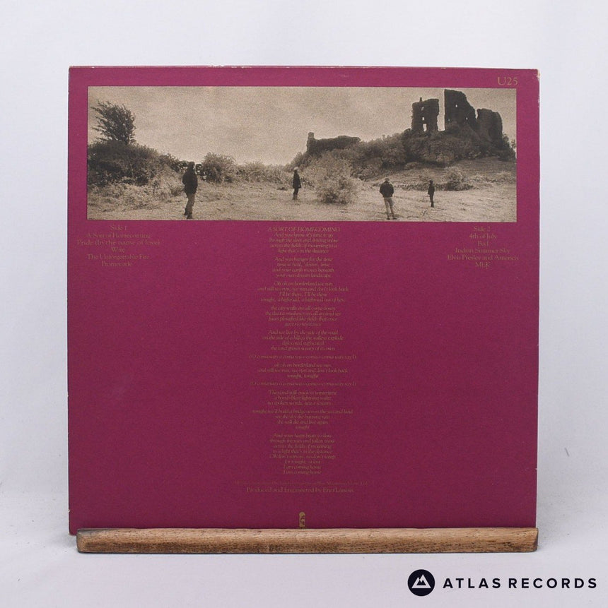 U2 - The Unforgettable Fire - Textured Sleeve LP Vinyl Record - EX/EX