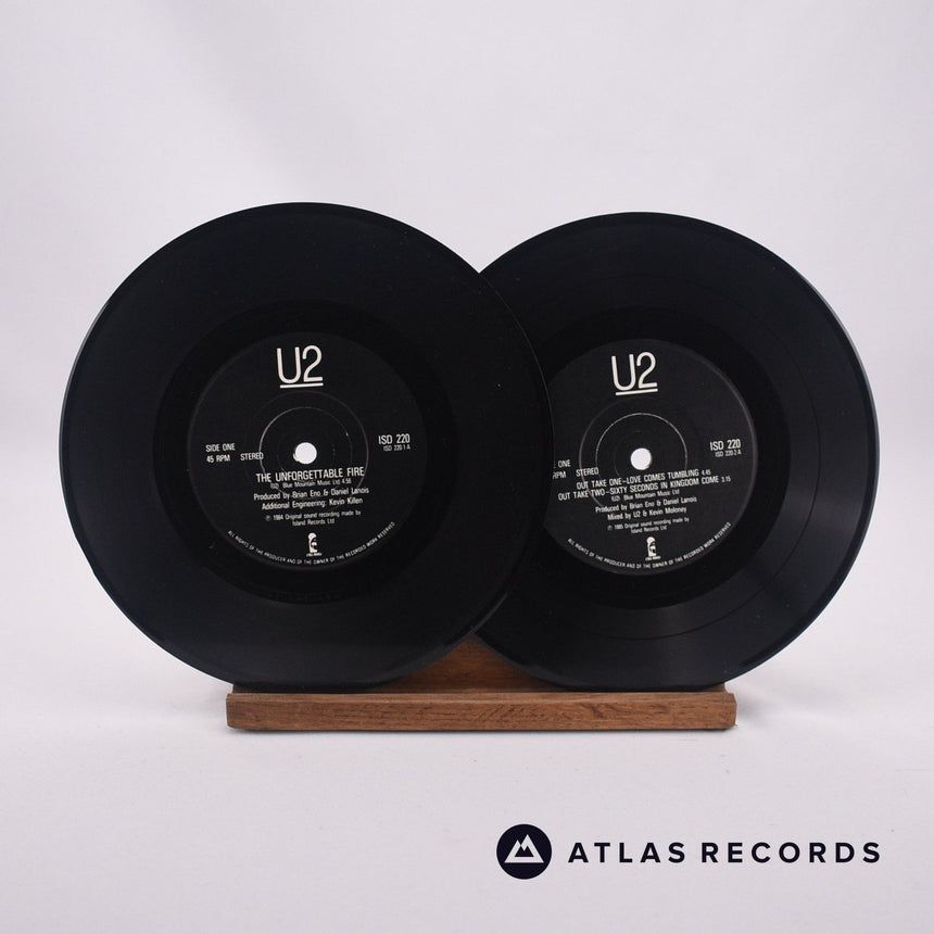 U2 - The Unforgettable Fire - 2 x 7" EP Vinyl Record - EX/VG+