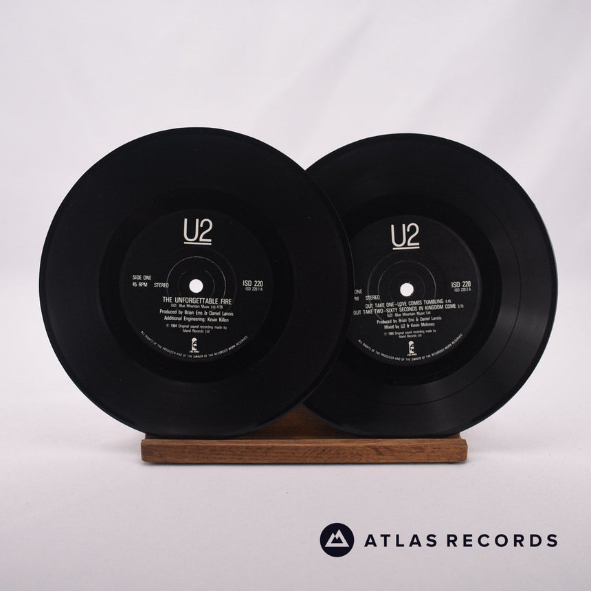 U2 - The Unforgettable Fire - 2 x 7" EP Vinyl Record - VG+/VG+