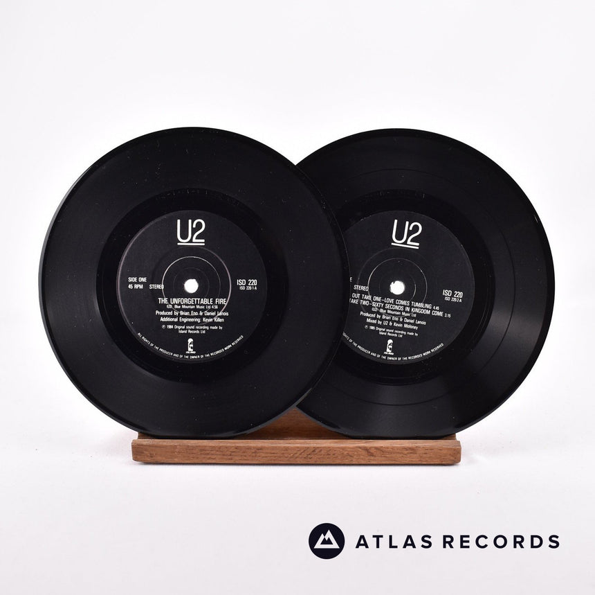 U2 - The Unforgettable Fire - 2 x 7" EP Vinyl Record - EX/EX