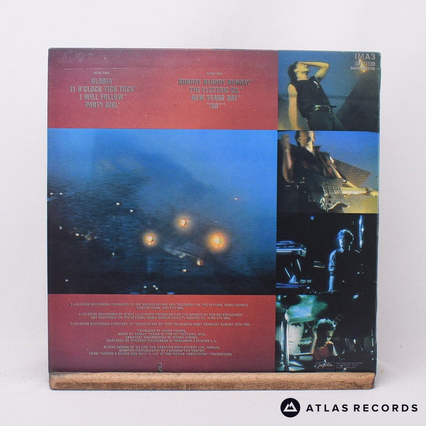 U2 - Under A Blood Red Sky (Live) - Yugoslavia LP Vinyl Record - EX/VG