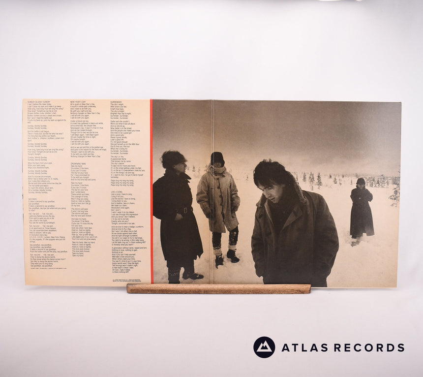U2 - War - Textured Sleeve Gatefold A-1 B-1 LP Vinyl Record - EX/EX