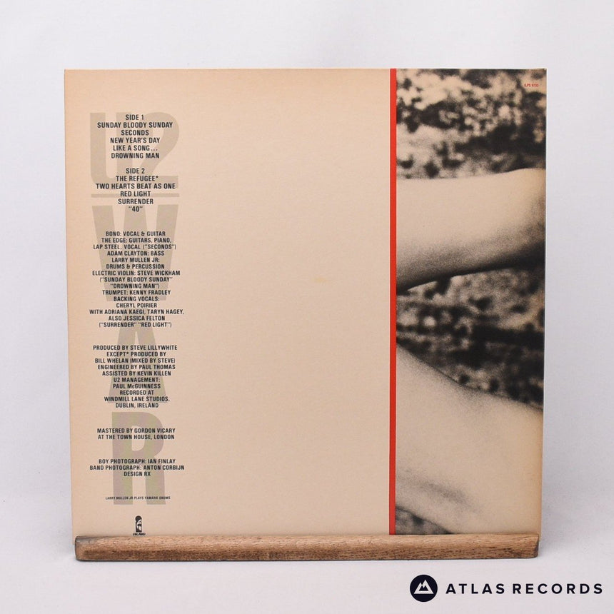 U2 - War - Textured Sleeve Gatefold Townhouse A-1U-1-1 LP Vinyl Record - EX/EX