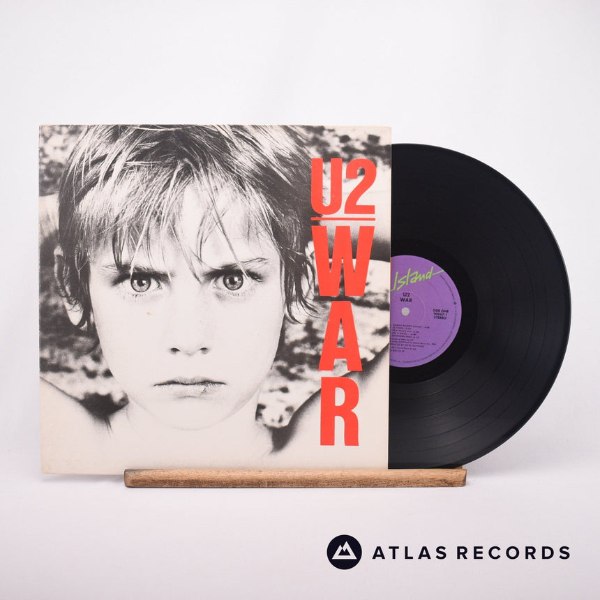U2 War LP Vinyl Record - Front Cover & Record