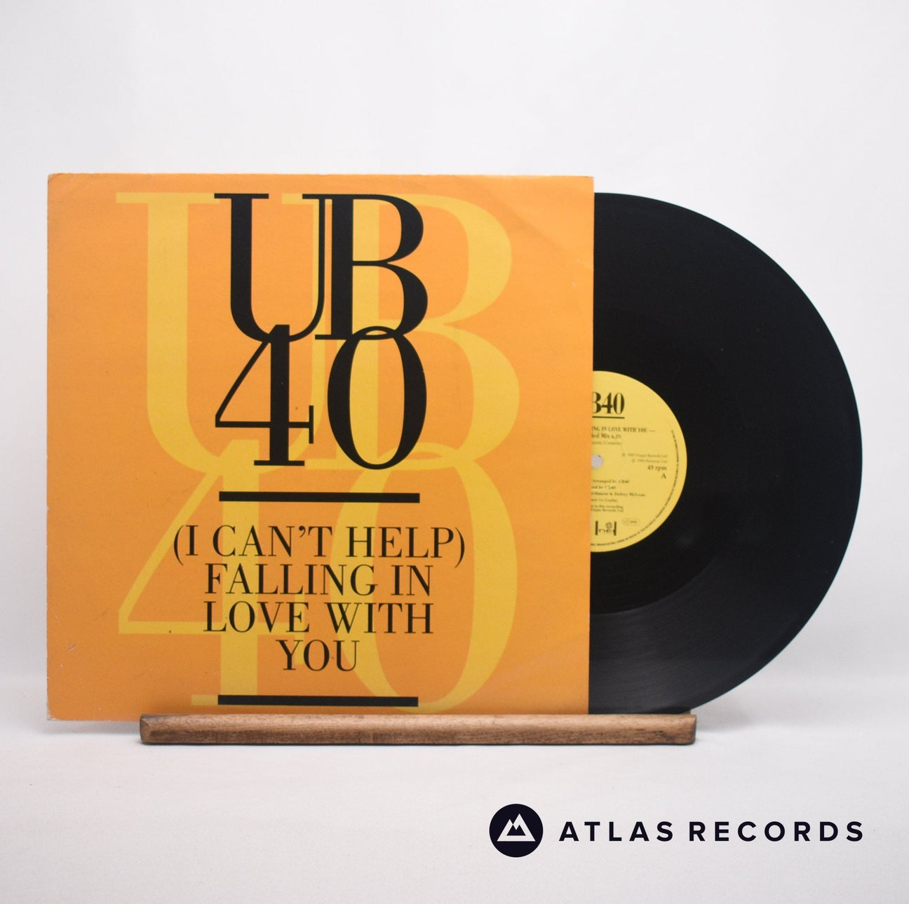 UB40 (I Can't Help) Falling In Love With You 12" Vinyl Record - Front Cover & Record