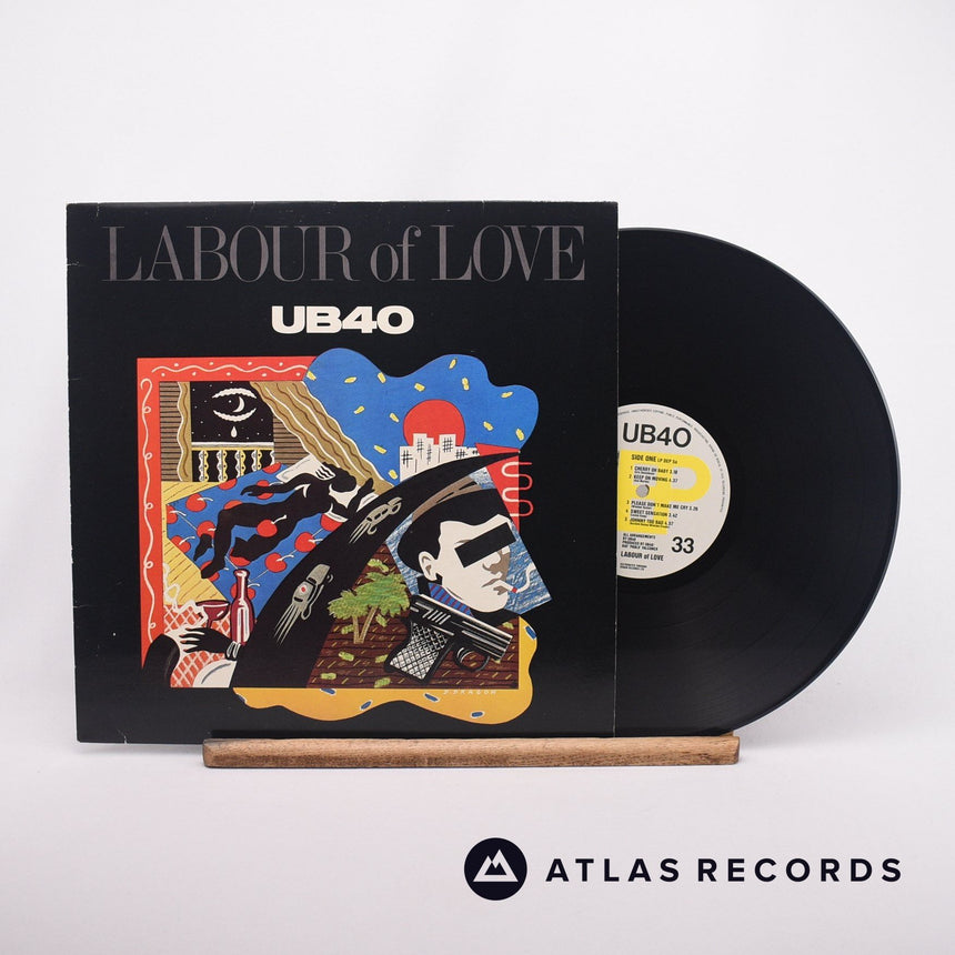 UB40 Labour Of Love LP Vinyl Record - Front Cover & Record