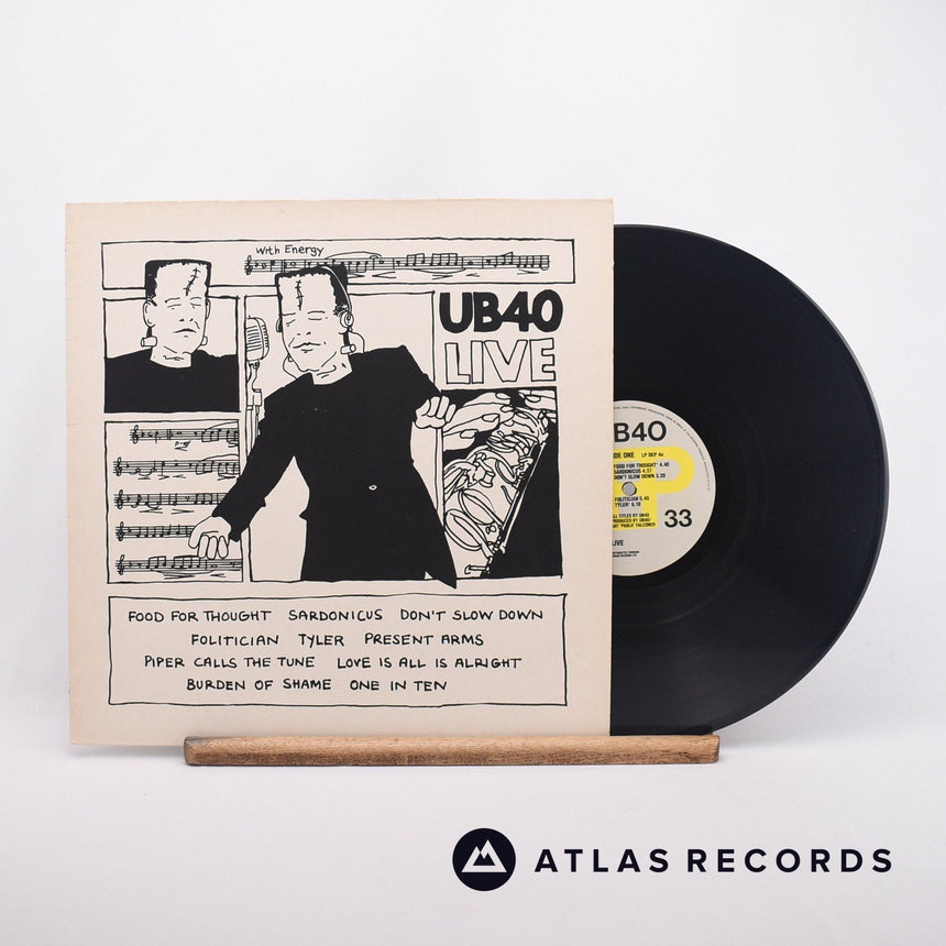 UB40 Live LP Vinyl Record - Front Cover & Record