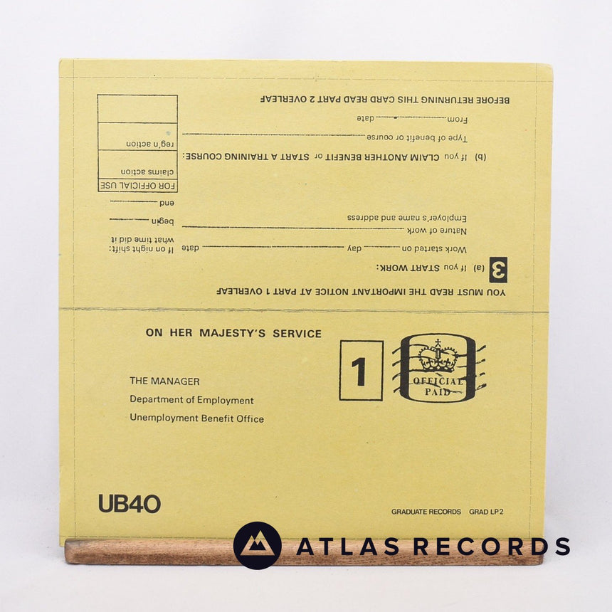 UB40 - Signing Off - Damont A2 B2 LP + 12" Vinyl Record - EX/EX
