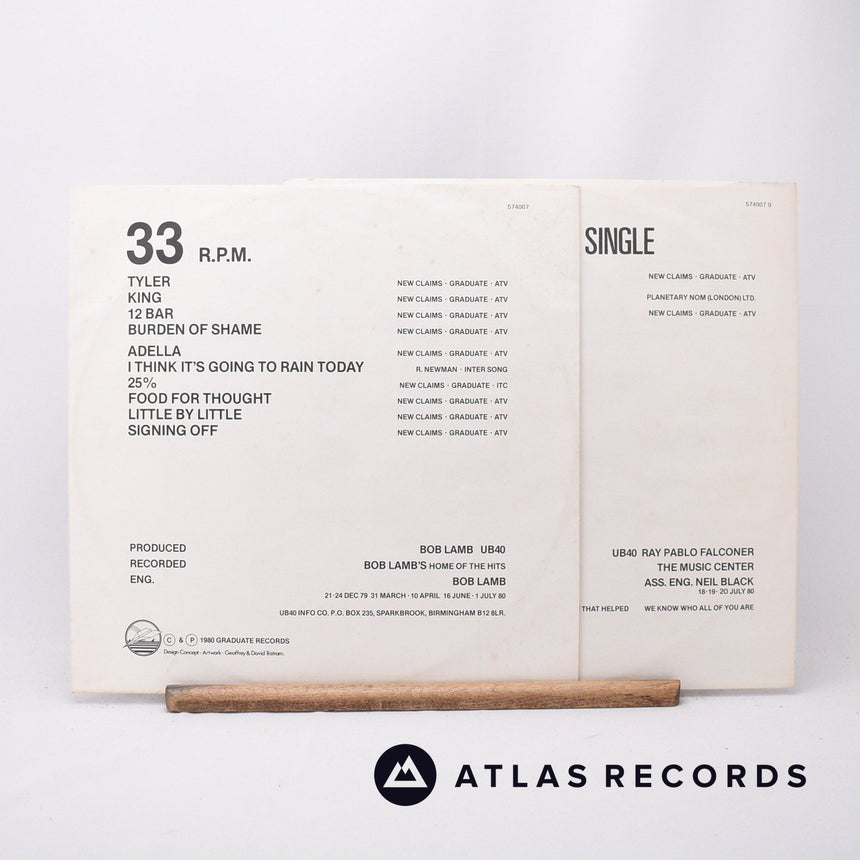 UB40 - Signing Off - France A1 LP + 12" Vinyl Record - EX/VG+